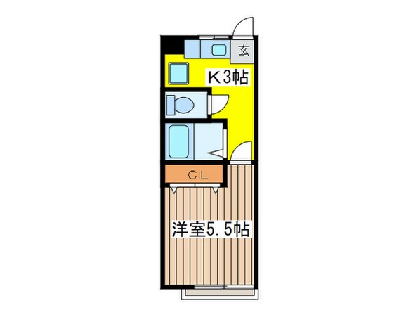 ロイヤル杉本Ａの物件間取画像